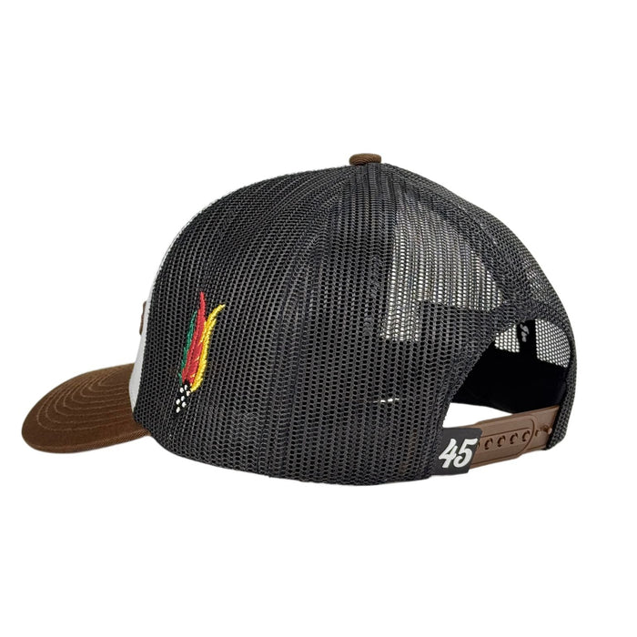 Forty Five "Guanajuato" Cap- Brown/ White