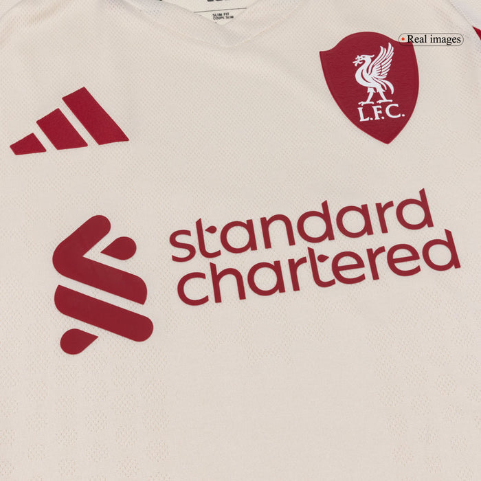 GAKPO #18 Liverpool Away Authentic Soccer Jersey 2025/26