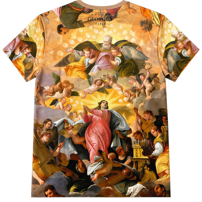 George V men's high praise premium all-over print teez with rhinestones, featuring bold, eye-catching design and intricate detailing.