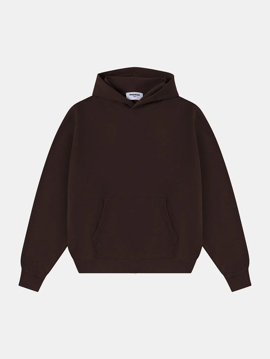 480 GSM TERRY LOOSE FIT 'COFFEE' HOODIE