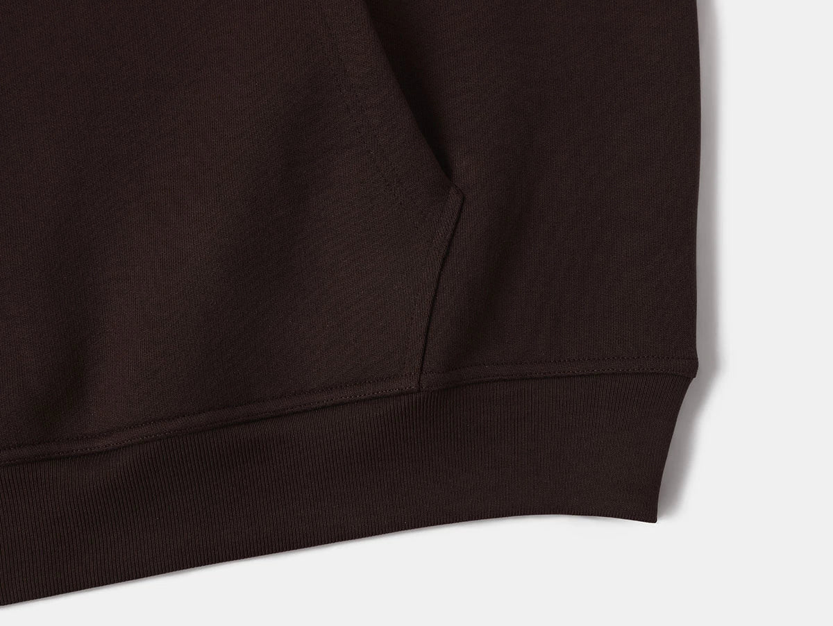 480 GSM TERRY LOOSE FIT 'COFFEE' HOODIE