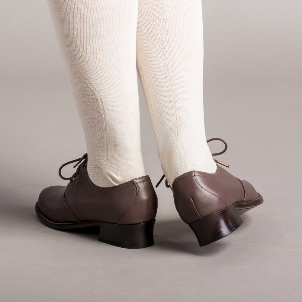 Ghillie Vintage Lace-Up Shoes (Brown)