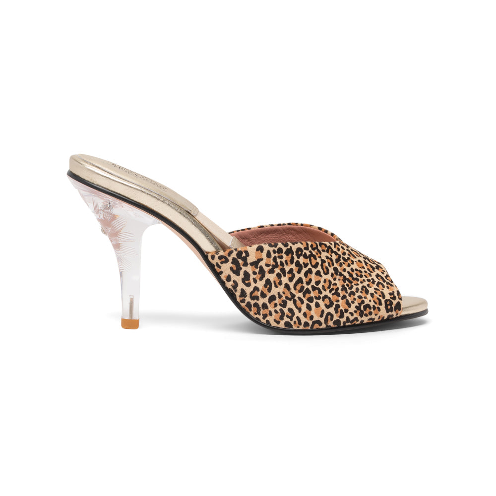 Grace Vintage Mules (Cheetah)