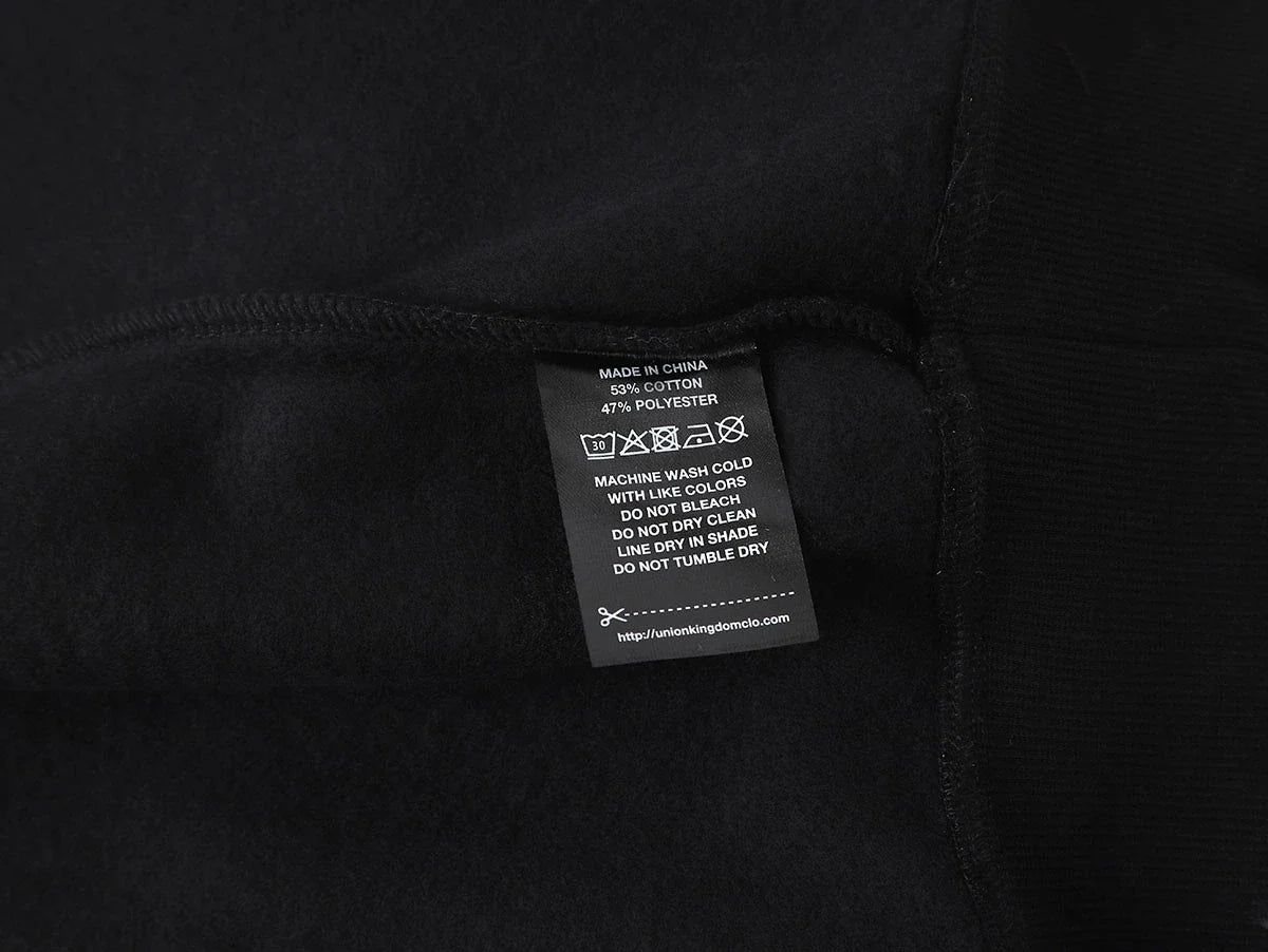360 GSM CROPPED FIT 'BLACK' HOODIE