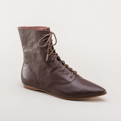 Hartfield Regency Leather Boots (Brown)