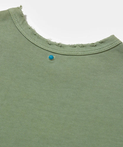 I Obey Fitted Tee - Light olive - Four Street