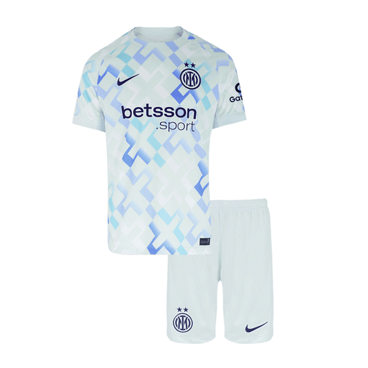 Inter Milan Away Kids Soccer Jerseys Kit 2025/26