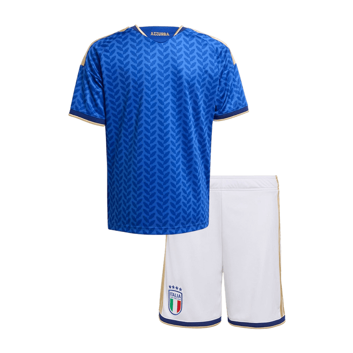Italy Home Kids Soccer Jerseys Kit 2025/26