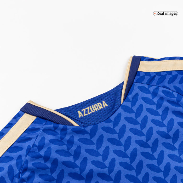 Italy Home World Cup Kids Soccer Jerseys Full Kit 2025/26