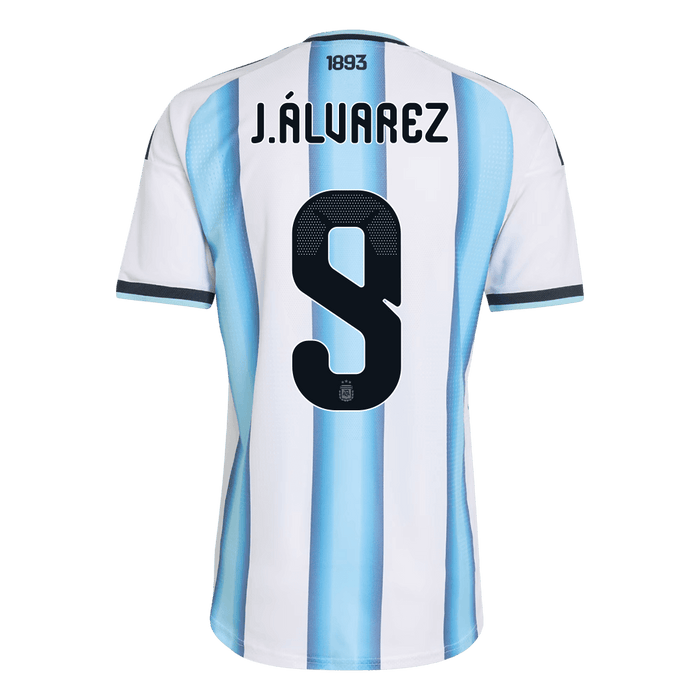 J. ALVAREZ #9 Argentina Home Player Version Jersey World Cup 2026