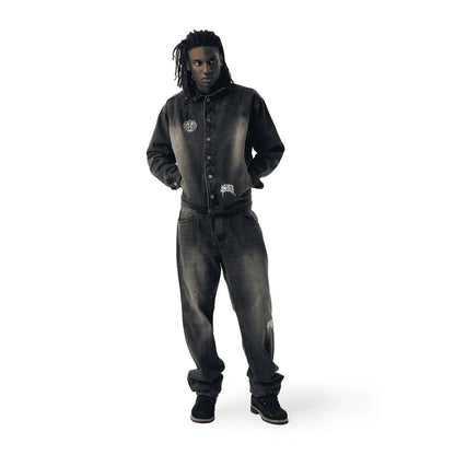 JACKET SUFGLO JEANS DENIM BROWN - Four Street