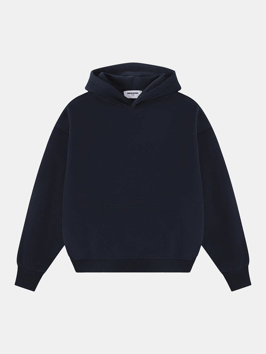 360 GSM CROPPED FIT 'NAVY BLUE' HOODIE