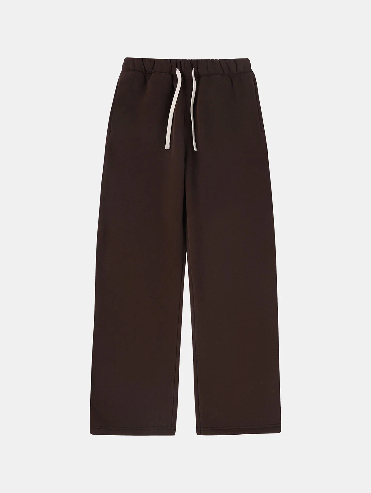 360 GSM NORMAL FIT STRAIGHT 'BWOWN' PANTS