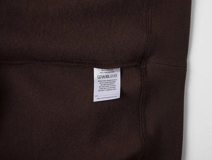 360 GSM CROPPED FIT 'BROWN' HOODIE