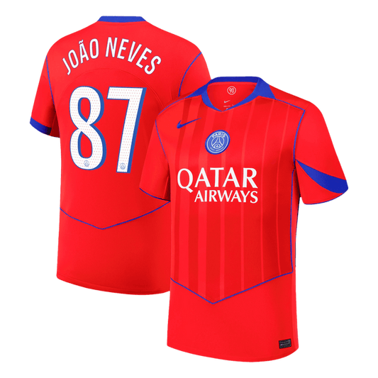 JO?O NEVES #87 PSG Third Away Soccer Jersey 2025/26