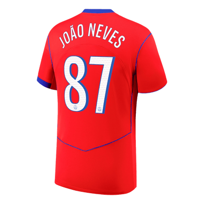 JO?O NEVES #87 PSG Third Away Soccer Jersey 2025/26