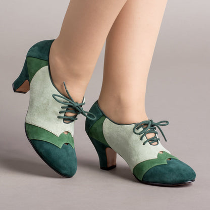 Karolina Retro Oxfords (Green)