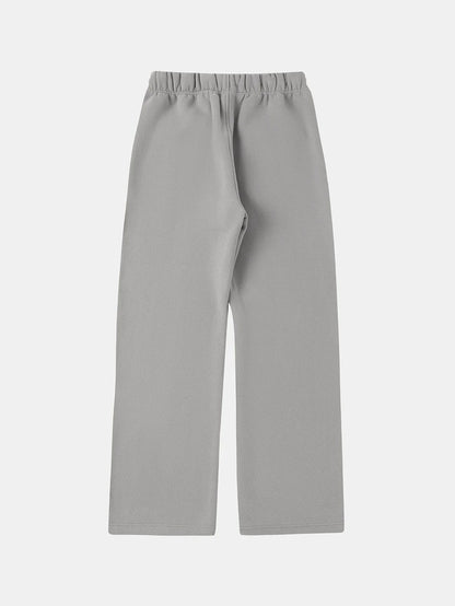 360 GSM NORMAL FIT STRAIGHT 'SILVER GRAY' PANTS