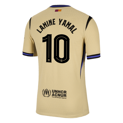 LAMINE YAMAL #10 Barcelona Away Authentic Soccer Jersey 2025/26 - UCL