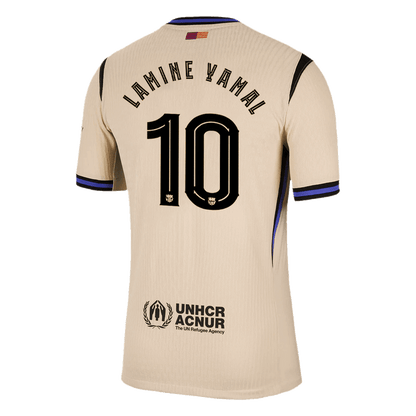 LAMINE YAMAL #10 Barcelona Away Authentic Soccer Jersey 2025/26 - UCL