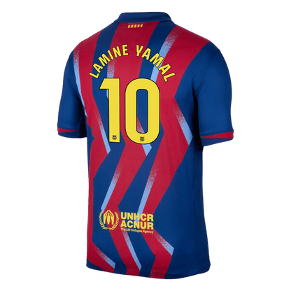 LAMINE YAMAL #10 Barcelona Fourth Away Soccer Jersey 2025/26