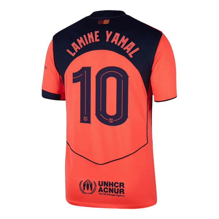 LAMINE YAMAL #10 Barcelona Third Away Soccer Jersey 2025/26 -UCL