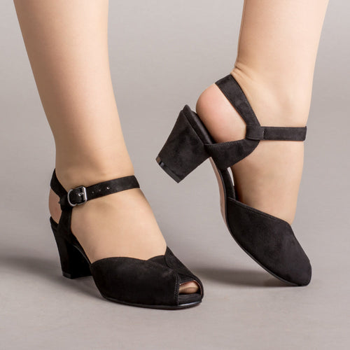 Lido Vintage Sandals (Black)
