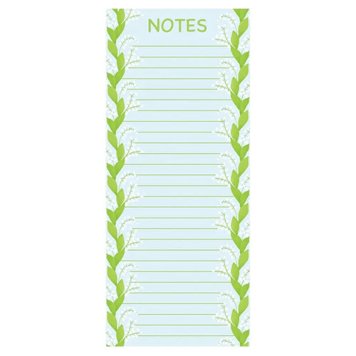Lily Valley Notepad - Long