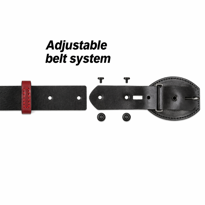 Los Altos Caiman Belly Laser Belt with Square Buckle - Sahara Stone