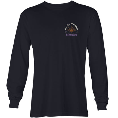 Bleubird Unisex Outsider Long Sleeve T-Shirt - Navy