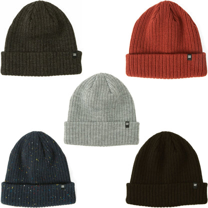 Billabong Mens Acade Fine Knit Cuffed Beanie Hat