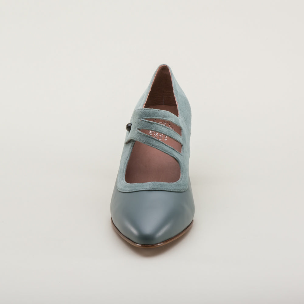 Mae Edwardian Shoes (French Blue)