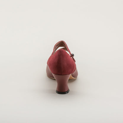 Mae Edwardian Shoes (Red)