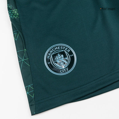 Manchester City Fourth Away Soccer Shorts 2025/26