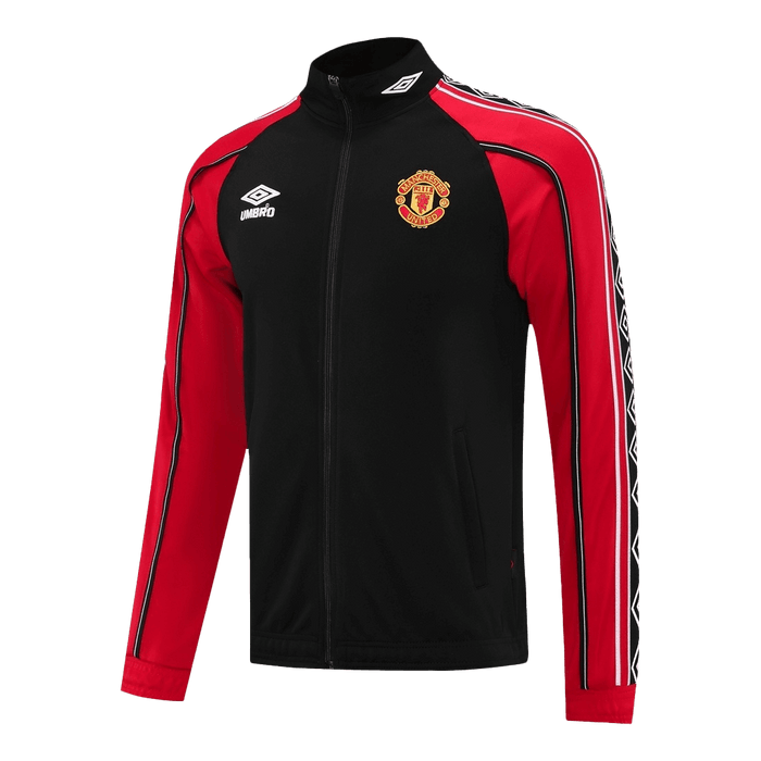 Manchester United Jacket Tracksuit 2025/26 Red&Black