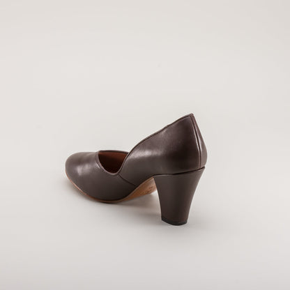 Marilyn Vintage Pumps (Brown)
