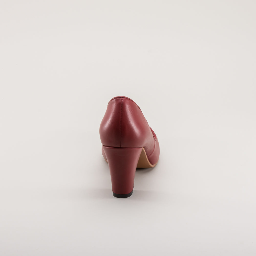 Marilyn Vintage Pumps (Oxblood)