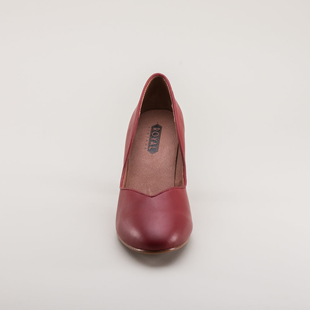 Marilyn Vintage Pumps (Oxblood)