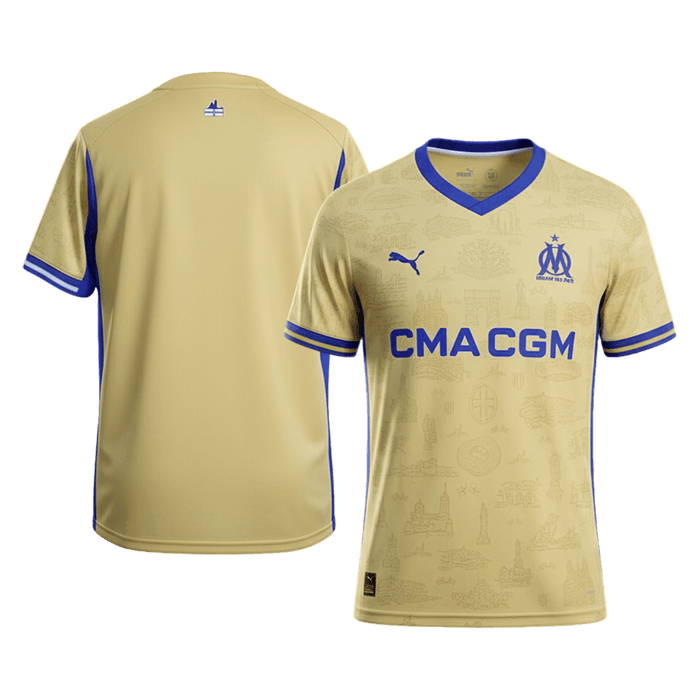 Marseille Fourth Away Soccer Jersey 2025/26