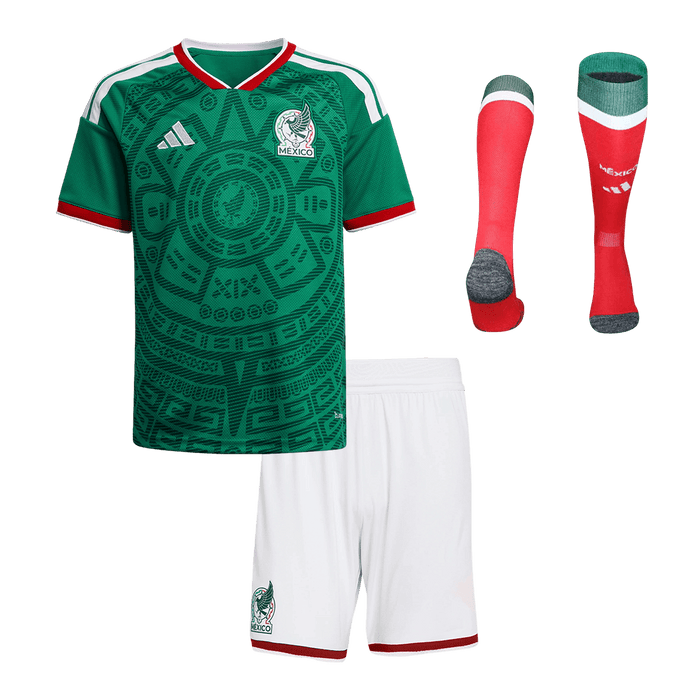 Mexico Home Kids Soccer Jerseys Full Kit 2025/26