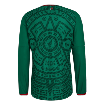 Mexico Home Long Sleeve Player Version Jersey World Cup 2026