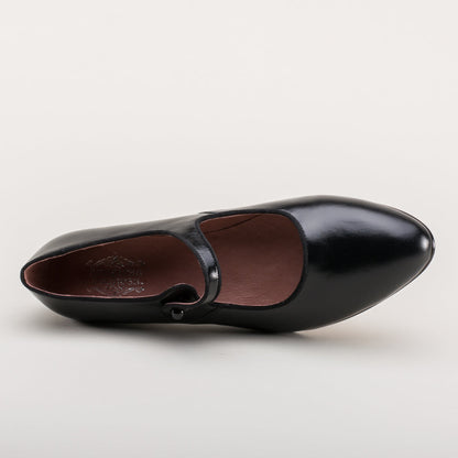 Millie 1920s Mary Jane Shoes (Black)