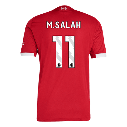 M.SALAH #11 Liverpool Home Authentic Soccer Jersey 2025/26