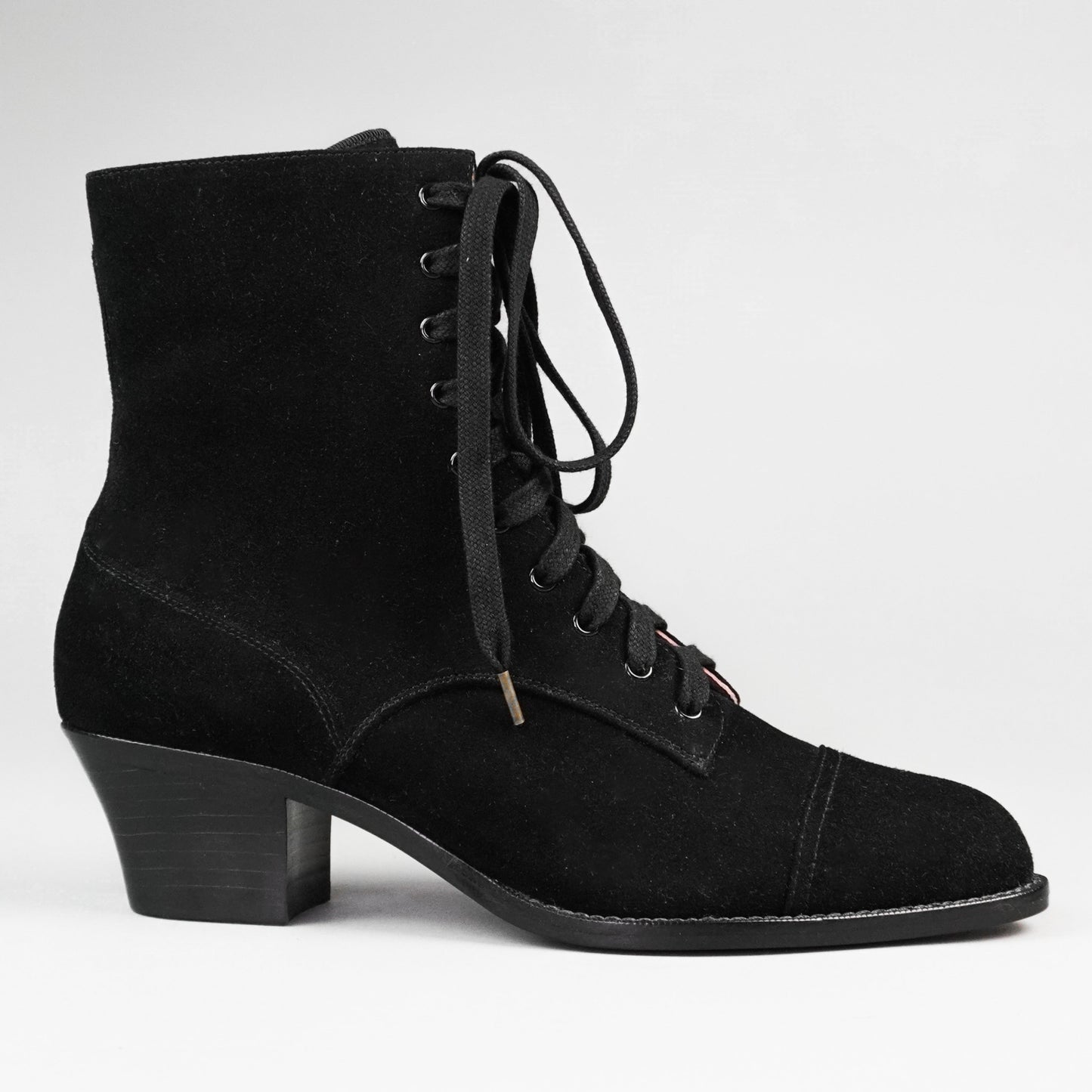 Paris Boots (Black Suede)