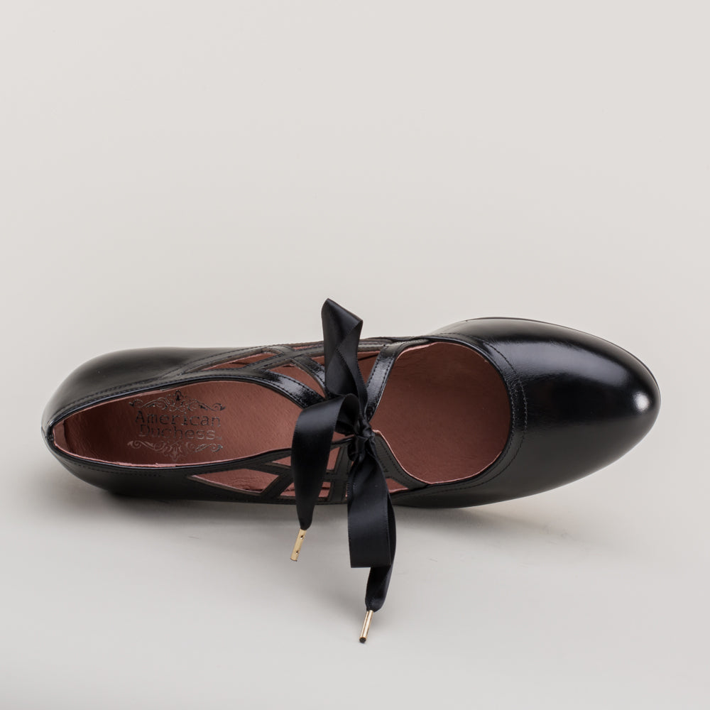 Parker Vintage Spiderweb Pumps (Black)