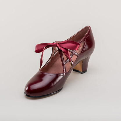 Parker Vintage Spiderweb Pumps (Merlot)