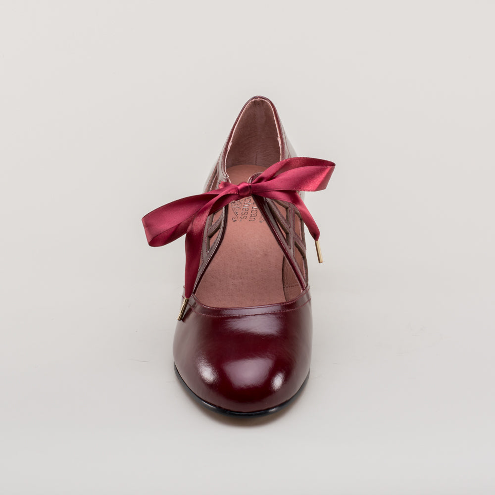 Parker Vintage Spiderweb Pumps (Merlot)