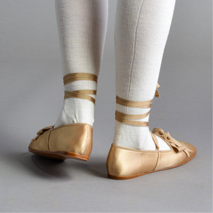 Penelope Regency Slippers (Gold)