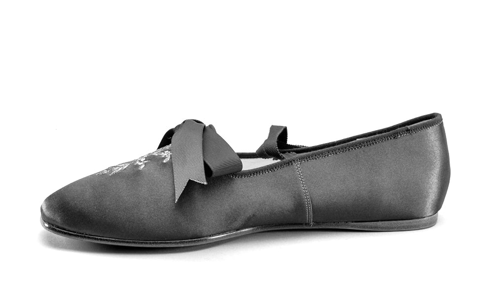 Penelope Regency Slippers (Dark Green)