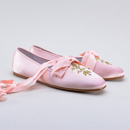 Penelope Regency Slippers (Ballet Pink)